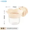 Comedero para Loros en Forma de Tulipan para Alimentación y Bebida, Adecuado para Periquitos Australianos, Cotorras Monje y Cacatúas, con Diseño Antiderrames y Característica para Colgar
