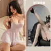 Pijama Sexy, Tamanho Grande, Puro Desejo, Ligas Sexy, Camisola Sexy Transparente, Uniforme Sexy Fofo Feminino Sem Costas Temptação