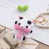 Muñecas de Animales Tejidas a Crochet Hechas a Mano, Juguetes de Hilo Terminados, Colgantes de Llavero de Muñecas Lindas, Regalos Tradicionales Hechos a Mano