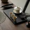 Xícara de Incenso de Cerâmica Esmaltada Cinza Dinastia Tang e Song, Conjunto de Chá Kung Fu, Utensílios Domésticos, Xícara de Chá Pequena, Xícara Única Estilo Antigo com Boca de Flor de Argila