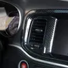 O anel decorativo da moldura de navegação do controle central é adequado para acessórios de modificação de carro Dodge New War Horse Charger de 16-21