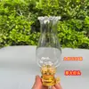 Lámpara de Aceite Antigua, Cabezal de Lámpara de Queroseno, Mecha de Lámpara para Adorar Dioses y Ofrecer a Buda, Aceite de Mantequilla, Queroseno, Cabezal de Lámpara de Vidrio Antiguo, Accesorios para Núcleo de Aceite