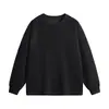 Sudadera deportiva de cuello redondo con retazos de algodón para hombre, marca de tendencia Otoño/Invierno 2026, con cuello acanalado, chaqueta para hombre, manga larga para hombre
