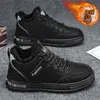 Sapatos Masculinos Primavera 2025 Novos À Prova de Frio Mantendo o Calor Cano Alto Sapatos de Algodão Moda Combinação Livre Resistente ao Desgaste Antiderrapante Plataforma Sapatos de Proteção do Trabalho para Homens