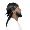 Amazon Cross-Border Curag Durag Lenço de Cabeça Hip-Hop Chapéu de Pirata Cauda Longa Tira para Lenço de Cabeça Lenço de Cabeça com Cadarço