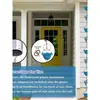Cadena de lluvia bajante desagüe patio estilo chino hierro forjado decoración jardín exterior villa aleros guía de goteo cadena de lluvia campanilla de viento