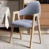 Cadeira de jantar Cadeira de chá para casa Cadeira de mesa de jantar Cadeira de jantar para negócios Mesa de chá Banqueta Encosto Aluguel de sala Cadeira de canto confortável e sedentária