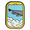 Pegatinas Suaves de Goma de Viajes Globales Decoración Plana de Dibujos Animados Material de PVC Papelería Funda de Teléfono Ropa Accesorios DIY