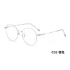 Elegante Retro Luz Luxo Estiloso Multilado Redondo Liga Armação de Óculos Tridimensional Textura Artesanato Pode Ser Equipado com Lentes Danyang Atacado