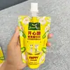 Saco Personalizado de 100ml para Bebida de Vinagre de Banana, Saco Auto-Suportável com Bico para Suco, Saco Composto de Folha de Alumínio Atacado, Design Grátis