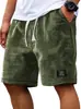 2026 Nuevos Shorts Casuales de Waffle para Hombre Verano Sueltos Transpirables de Longitud Media Tendencia Americana Ropa para Hombre