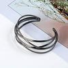 Pulseras de Joyería Transfronteriza Europea y Americana, Pulseras Geométricas Caladas Personalizadas de Cinco Hileras, Ventas Directas al por Mayor de Fabricantes