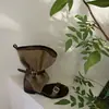 Sandálias Empilhadas Coloridas Vintage Desgastadas 2026 Verão Novas Botinhas de Cano Curto com Salto Baixo Sandálias de Bico Aberto de Nicho