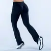 Nylon totalmente fosco best-seller transfronteiriço: calças pantalona de cintura baixa, justas, que levantam o bumbum, calças normais, roupas fitness e de yoga sem costura atacado