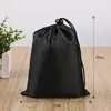 Bolsa de nylon com cordão para acabamento de roupas, bolsa de armazenamento, cordão de poliéster, atacado de fábrica