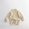 Camiseta Básica de Cuello Alto para Niñas 2025 Suave Invierno Pequeña y Mediana Niños Suéter Delgado Tops para Niños Fresco