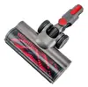 Adecuado para Aspiradora Dyson V7V8V10V11 Cepillo Eléctrico de Piso de Lana Grande Cepillo de Piso Cepillo Rodillo de Terciopelo Suave Cabezal de Succión Accesorios