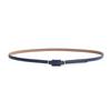 Cinturón Delgado de Nuevo Estilo para Mujer Combinable Cinturón Delgado de 1 cm de Ancho para Mujer Vestido Decorativo de Alta Calidad Cinturón de PU Ajustable