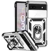 Adecuado para Exportación, Funda para Teléfono Móvil Google Pixel 6A con Ventana de Empuje Sergeant, Protección con Soporte Magnético para Coche, Fabricante de Origen