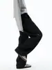 Novas calças de moletom esportivas estilo americano, lavadas, de perna reta, para homens e mulheres, modelagem solta, da moda, para dança de rua, hip-hop, casuais, de perna larga
