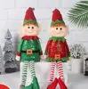 Enfeites de Árvore de Natal Explosões Transfronteiriças Boneco Elfo de Pernas Longas 55CM Decoração de Janela Presentes de Natal
