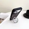 Adecuado para Funda de Teléfono Móvil Iphone18Promax, Soporte Giratorio, Succión Magnética, Acabado Mate tipo Piel, Funda Protectora Anticaídas Apple 17