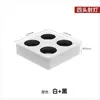 Holofote de Teto Quadrado Ultra-Fino de Quatro Cabeças de Espectro Completo Iluminação Simples para Sala de Estar Sem Luz Principal LED Anti-Ofuscamento Profundo Lâmpada Ousada