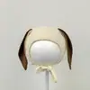 Adorable y Maravilloso Gorro para Bebé, Gorro de Algodón Puro con Orejas de Conejo para Otoño e Invierno, para Bebés de 0 a 6 Meses, Cálido y Lindo con Cintas