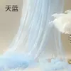 Decoração de Teto de Casamento com Gaze Colorida Arco-Íris, Adereços de Rede para Aniversário, Dia das Crianças