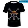 Nueva camiseta de manga corta con impresión a color 3D de anime japonés Xiaohai, ropa de tendencia