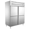 Congelador Refrigerado Vertical Estilo Europeu Exportação Estilo Gn Refrigerador Freezer Comercial Refrigerado a Ar Gabinete de Armazenamento a Frio para Fermentação de Massa de Pizza
