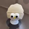 Chapéu Coreano para Bebê Primavera & Outono Inverno Fofo Super Fofo Lã Tricotada Proteção de Orelha com Touca para Manter Aquecido