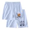 Shorts de algodón slub para niños verano bebé niños y niñas 100 algodón delgados versión suelta 5 pantalones 2 piezas al por mayor