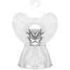 Talla M-Xl Disfraz de Vampiro Cos Ángel para Halloween, Fiesta de Vacaciones, Actuación, Elfa Princesa, Disfraz para Mujer