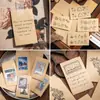 Papel Material Retro Post-its Desprendibles Material para Manualidades Collage Diario de Mano Mini Portátil Piel de Vaca Cuaderno Pequeño Personalización