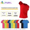 Camiseta Manga Curta Gola Redonda Polar Secagem Rápida Camisa Cultural Roupa de Trabalho Estampa Personalizada Uniforme de Turma de Formatura