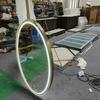 Espejo Colgante Ovalado de Techo Fabricante de Espejos Inteligentes Espejo Plateado de Alta Definición Montado en Pared Estilo Ins Táctil Antivaho Espejo de Baño