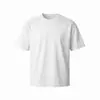 Camiseta de Verano Fina para Hombre con Empalme de Malla de Manga Corta Color Sólido Simple Holgada Top de Seda Helada Camiseta de Manga Corta para Hombre
