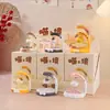 Ornamento de Cristal Aromaterápico Reino Felino Caixa Surpresa - Vários Estilos de Miniaturas para Decoração de Estudo, Relaxamento e Decorações de Mesa