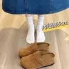 Zuecos sin cordones para mujer para uso en exteriores, estilo Birkenstock, nueva moda Primavera y Otoño 2025, Zapatos Birkenstock de suela gruesa que aumentan la altura para mujer