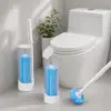 2026 Nuevo Artefacto de Limpieza de Inodoros para el Hogar Sin Rincones Muertos Cabezales de Repuesto Desechables para Cepillo de Inodoro Juego Montado en la Pared