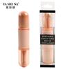Yasna quatro em um pincel de maquiagem portátil ferramentas de beleza pincel de maquiagem mini pincel de maquiagem terno blush pincel
