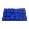 BENHAIDA Bloques de construcción Lego Bandeja de hielo de silicona Robot Bandeja de hielo Bloques de construcción Robot Molde de chocolate dos en uno