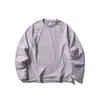 Blusa de Manga Longa Raglan Fina de Caimento Solto Black Fleet Primavera/Outono, Respirável, Secagem Rápida, Durável, para Caminhada ao Ar Livre e Uso Casual