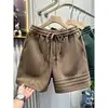 Shorts casuais esportivos de alta resistência projetados para homens, calças de verão folgadas no joelho, calças de moletom estilo americano