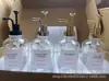 Botella dispensadora tipo push para Amazon transfronterizo, botella vacía de vidrio transparente, para baño, inodoro, gel de ducha, botella cosmética