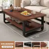 Mesa de centro, mesa lateral para apartamentos pequenos, mesa de chá pequena simples e moderna para casas de aluguel, sala de estar, varanda, mesa pequena