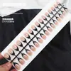 Unhas Postiças Transfronteiriças Exquisite Pontas de Unha Estilo Minimalista Francês Europeu e Americano Pontas de Unha Versáteis Elegantes Tiras Prontas Venda Direta de Fábrica
