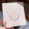 Collar de Perlas y Circonita Cúbica Color Dopamina para Mujer Sensación de Alta Gama Lujo Ligero Cadena Clavicular de Nicho Dulce Único Hermoso Accesorio
