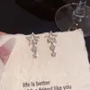 Pendientes de Estrella Super Brillantes Estilo Coreano para Mujer, Diseño de Nicho, Elegantes, Únicos, Exquisitos, Lujo Ligero, Versátiles, Pendientes de Moda al por Mayor